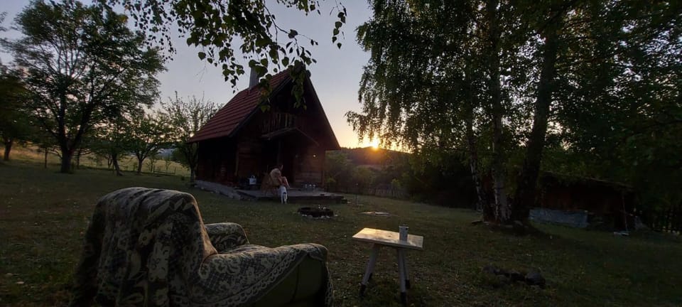 Natural landscape, Garden, Garden view, Sunset