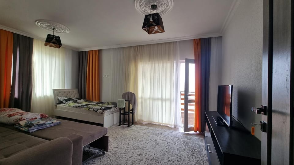 Bed, TV and multimedia, Living room, Photo of the whole room, Bedroom