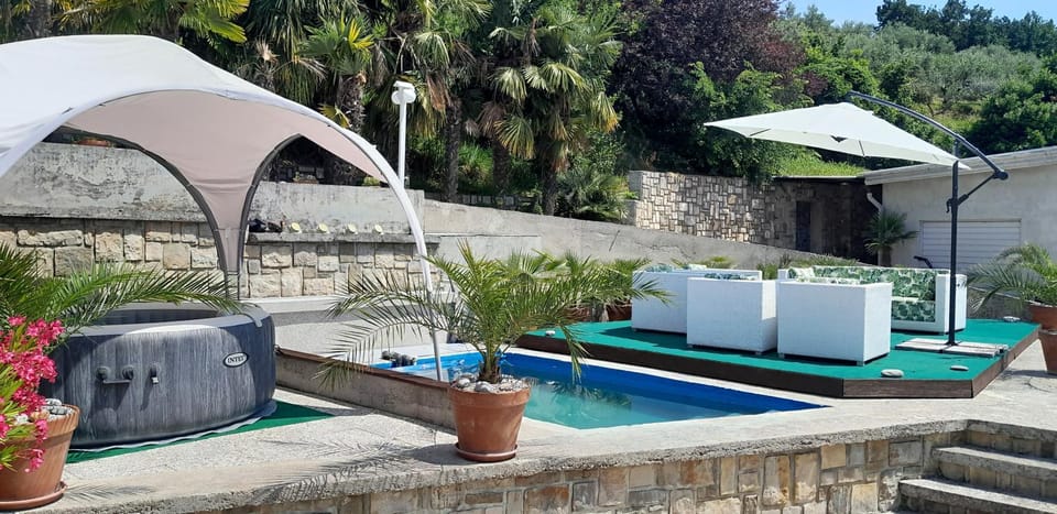 Natural landscape, Garden, Garden view