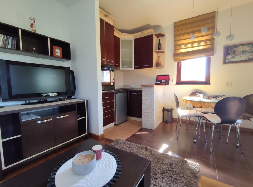 TV and multimedia, Kitchen or kitchenette, Living room, Dining area, Communal kitchen