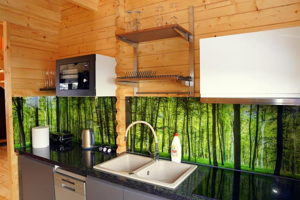 DOM Z SAUNĄ i JACUZZI NAD JEZIOREM BORY TUCHOLSKIE House in Poland