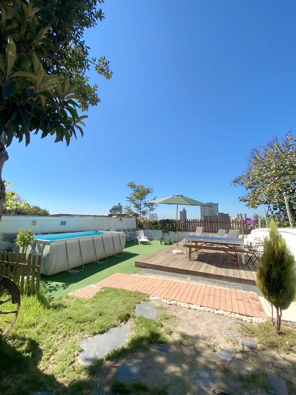 Natural landscape, Garden view, Swimming pool