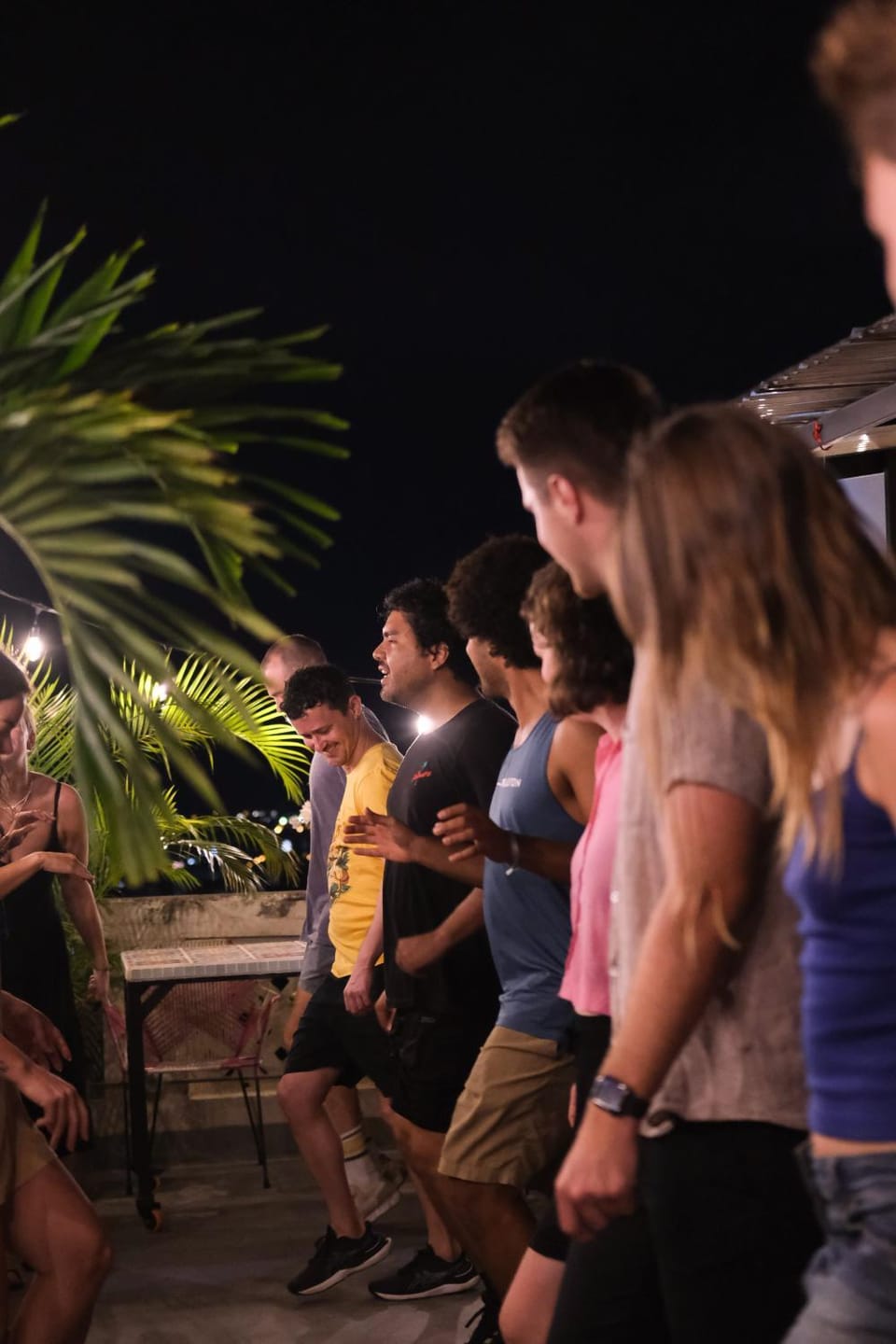 Night, People, Balcony/Terrace, Entertainment, group of guests