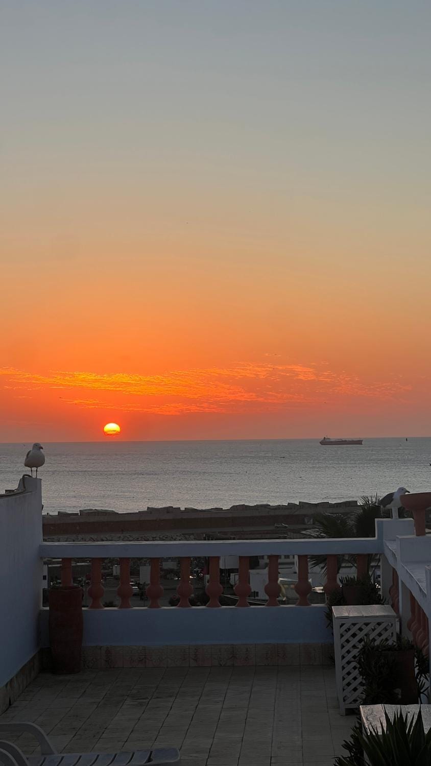 Sea view, Sunset