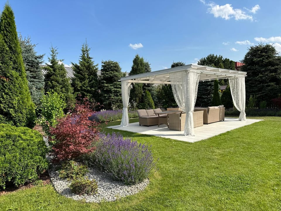 Patio, Natural landscape, Garden, Garden view