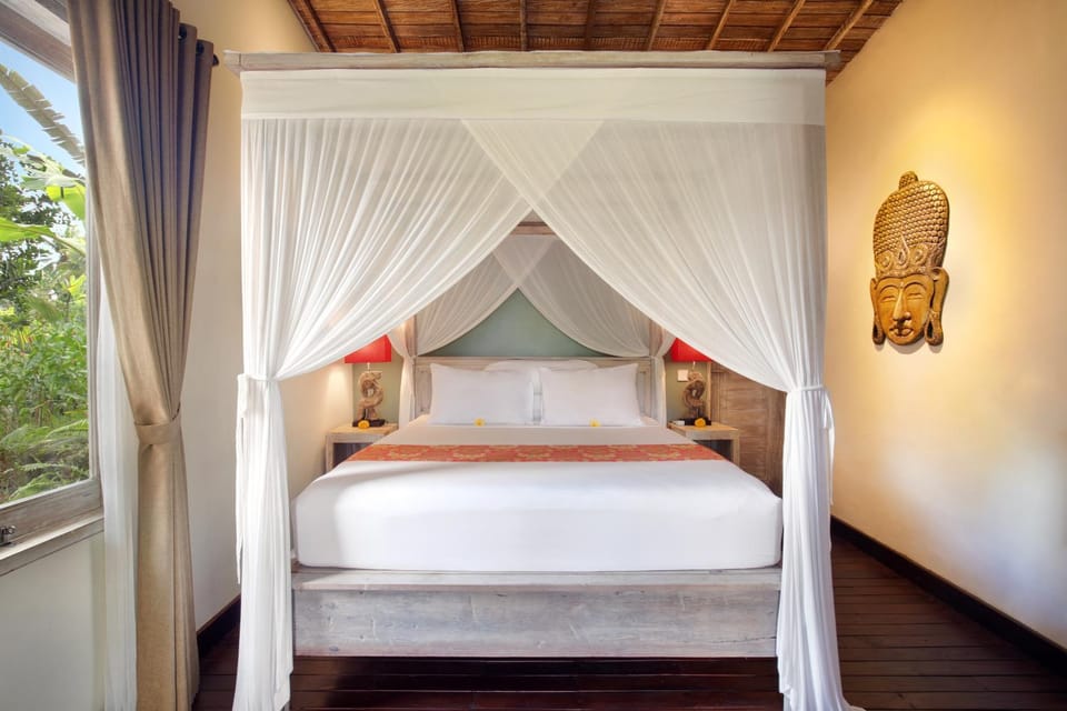 Villa with amazing rice field view between Canggu and Ubud Villa in Marga