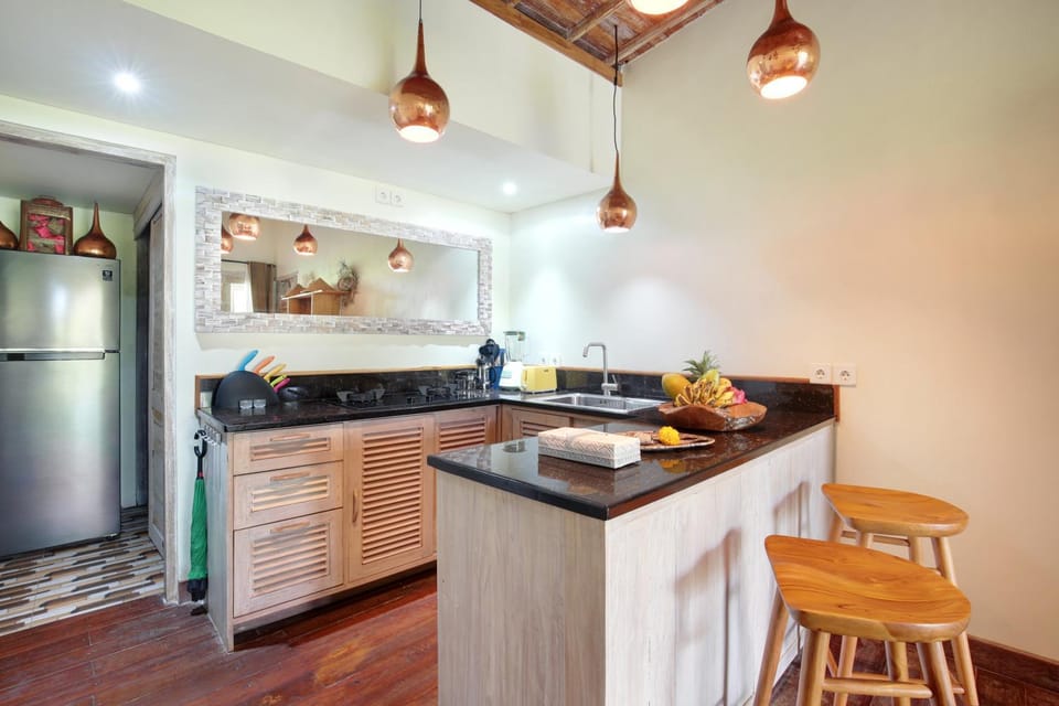 Villa with amazing rice field view between Canggu and Ubud Villa in Marga