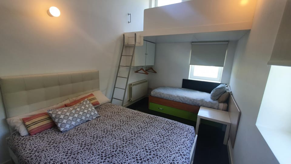 Bed, Photo of the whole room, Bedroom, bunk bed