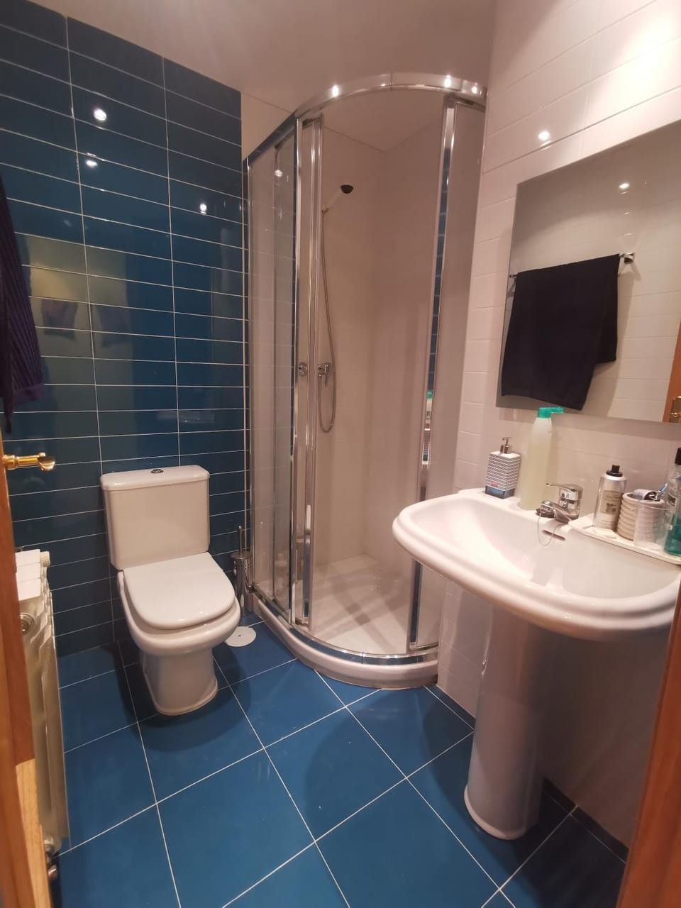 Shower, Toilet, Bathroom, towels