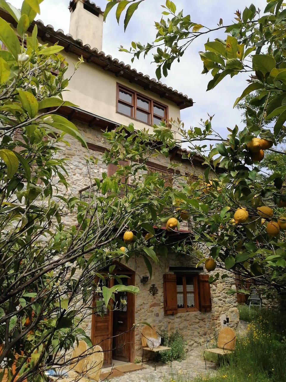 Large Stone Villa with garden. Villa in Euboea