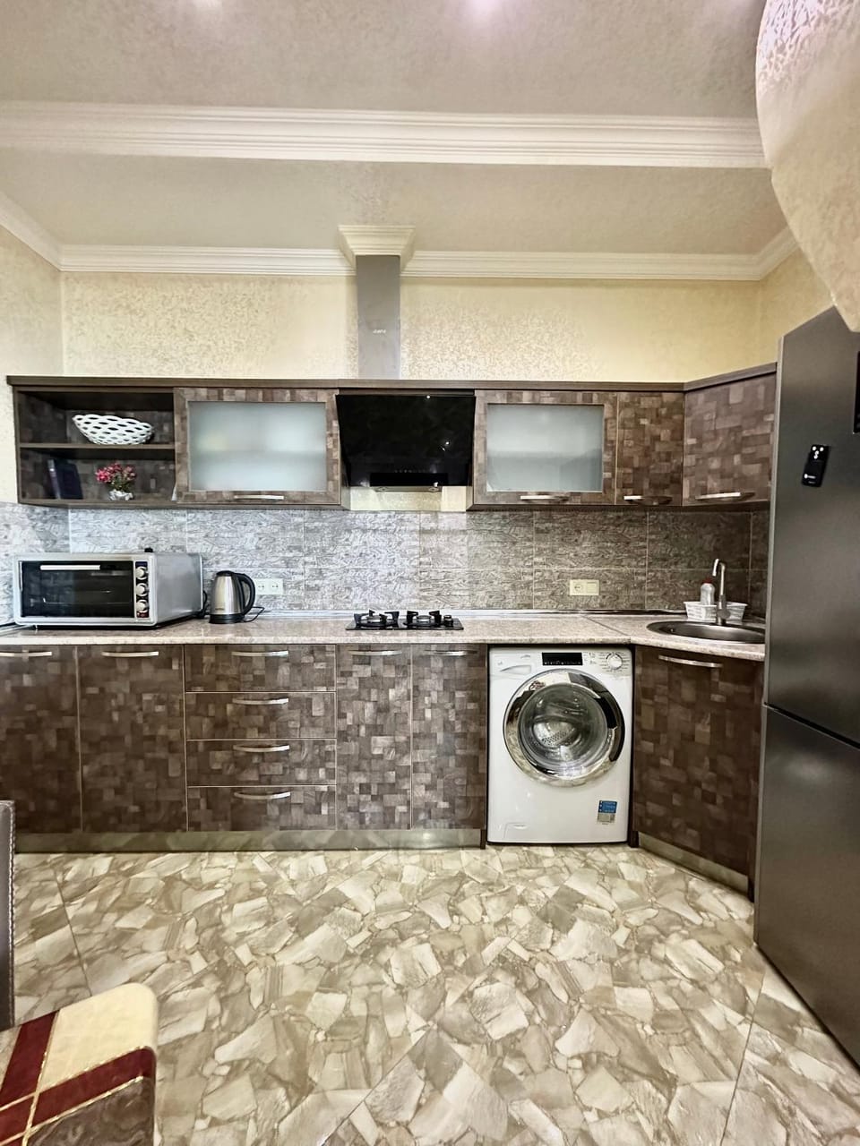 Coffee/tea facilities, Kitchen or kitchenette, pet friendly, stove, washing machine, dryer, kitchen