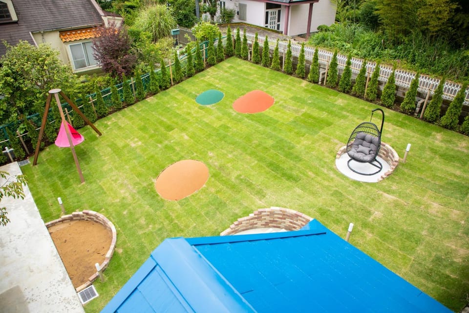 Property building, Children play ground, Garden view