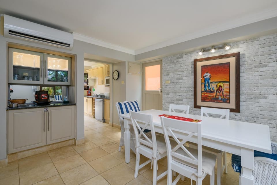 Dining area, air conditioner