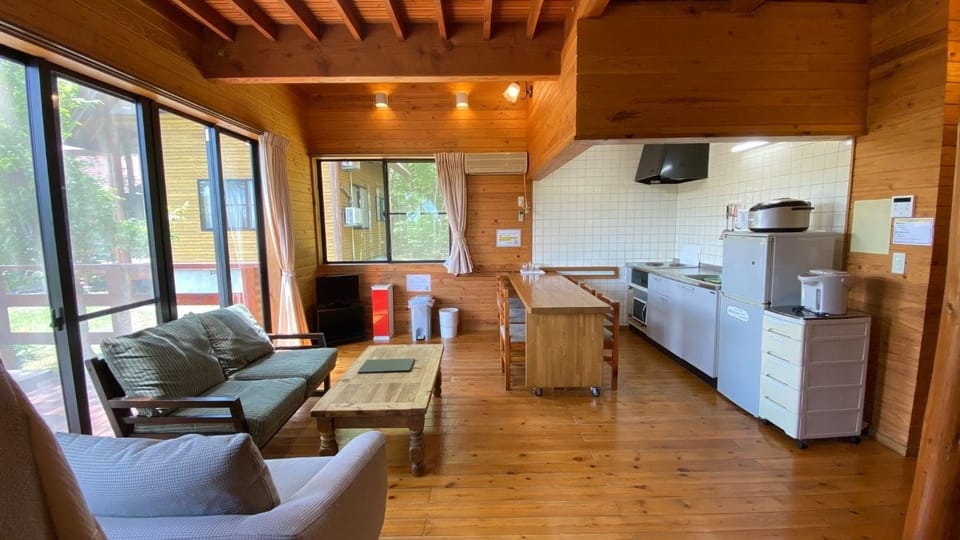 Kitchen or kitchenette, Living room, Dining area