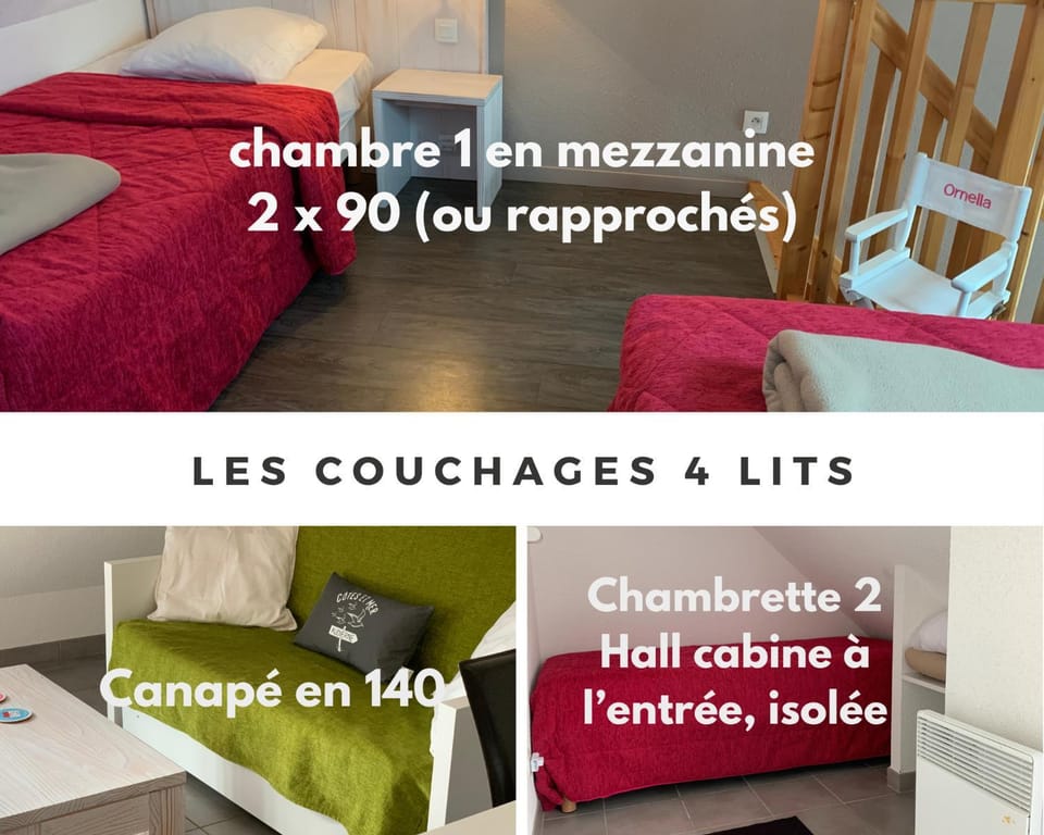 DUPLEX VUE MER - Plage 100m - Parking - 4 lits - hamam & sauna Apartment in Finistere