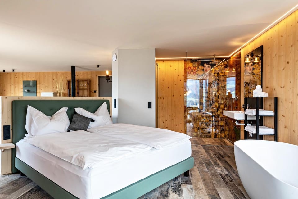 Property building, Living room, Bedroom
