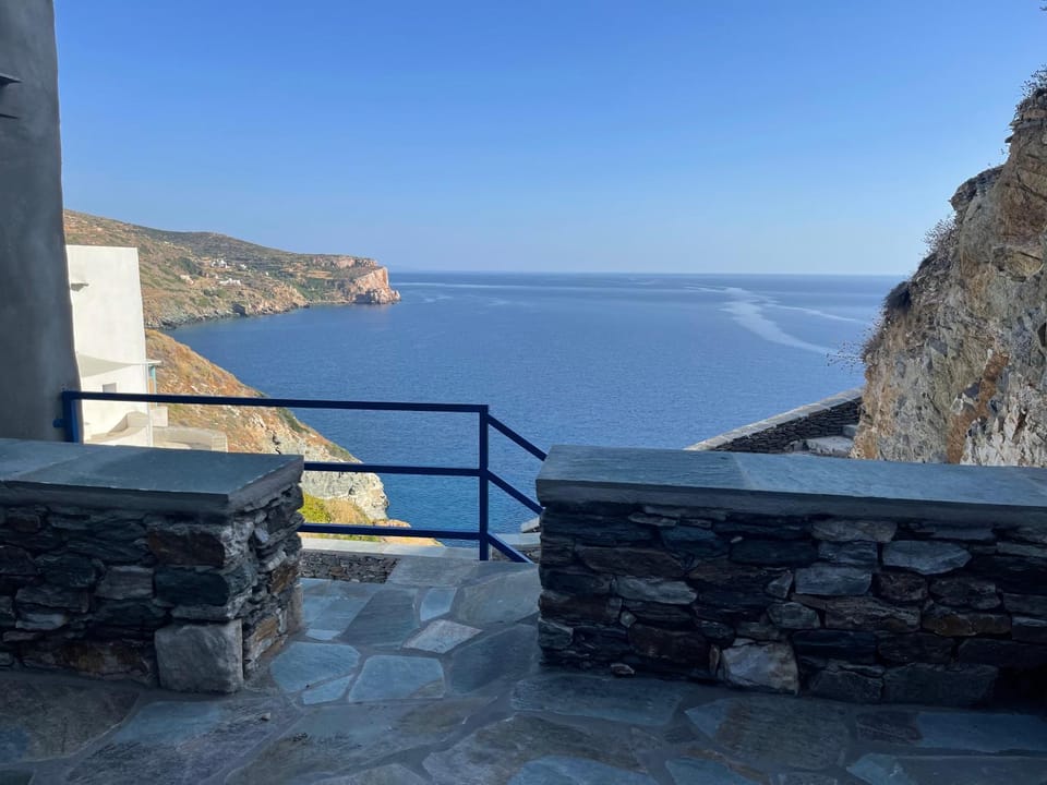 Panorama of seladi Bed and Breakfast in Milos