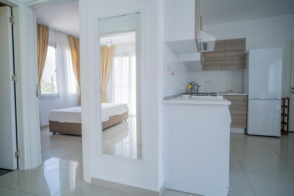 Bed, Kitchen or kitchenette, Photo of the whole room, Bedroom, kitchen