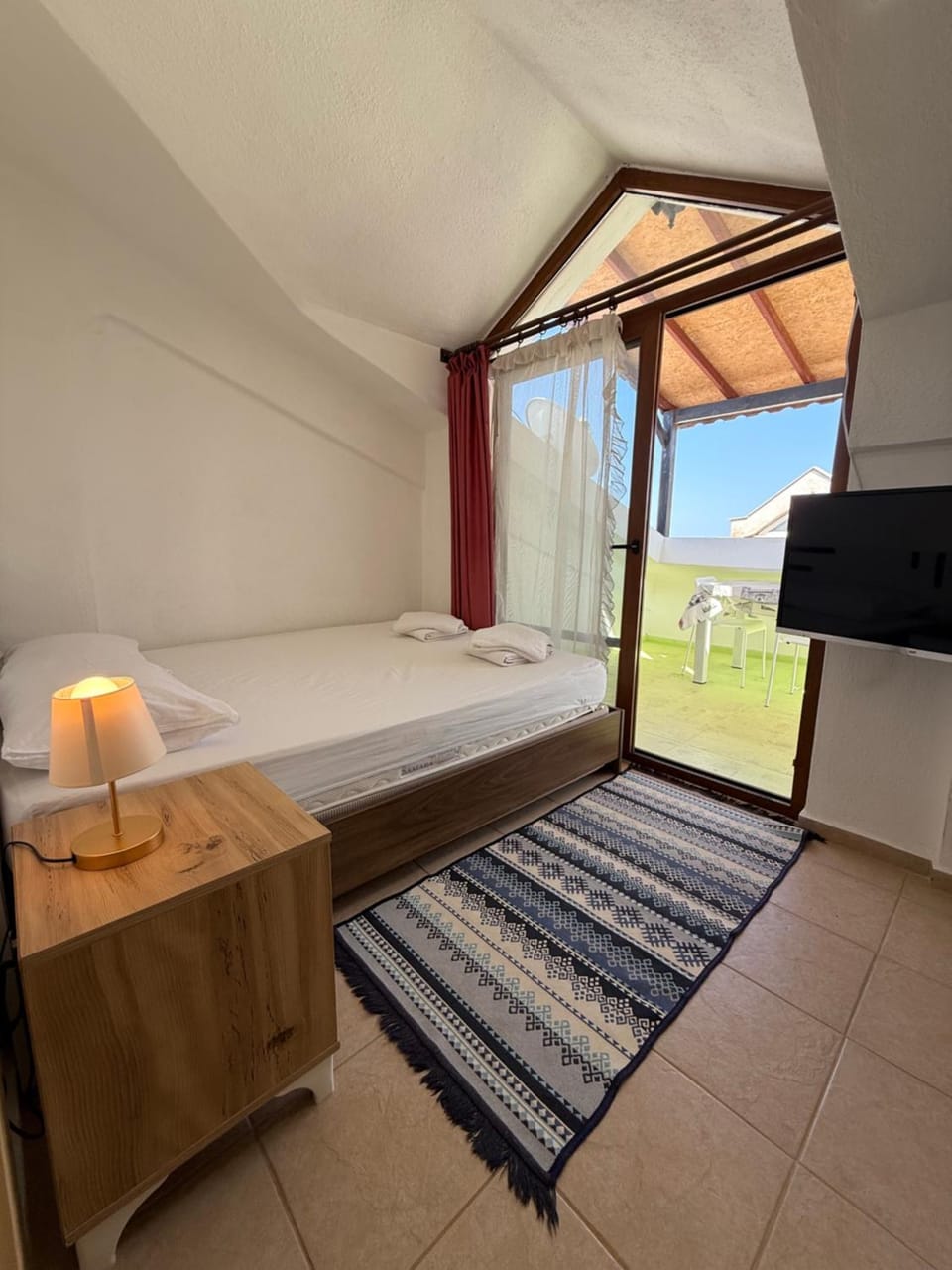 Bed, Natural landscape, Bedroom