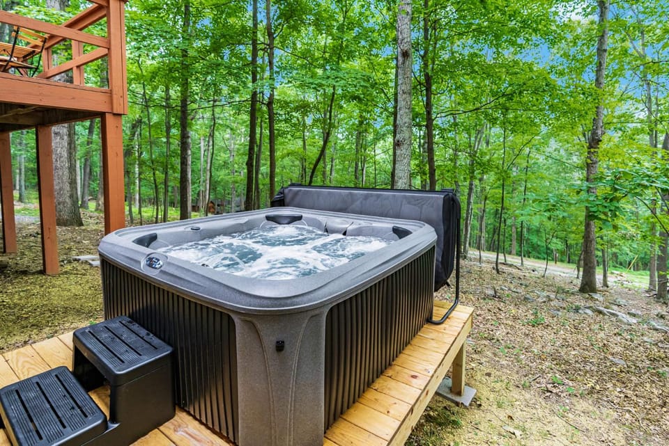 Spring, Day, Hot Tub