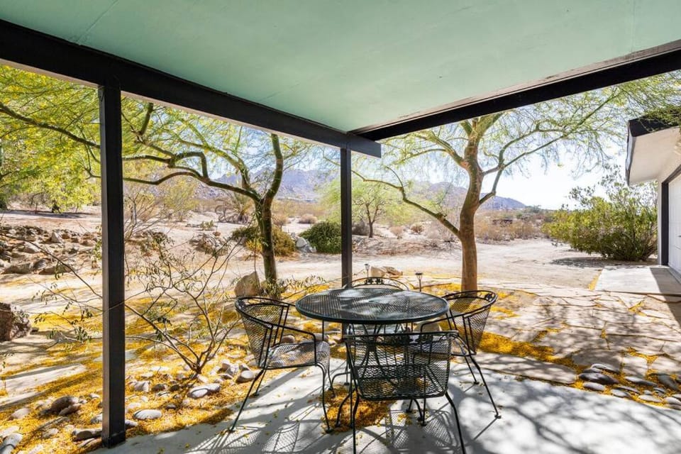 Patio, Spring, Day, Natural landscape, Dining area