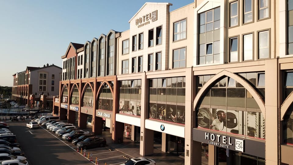 Property building, Day, Parking