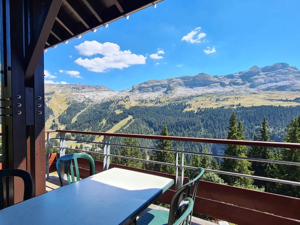Appartement spacieux, accès pistes, piscine, spa - FR-1-425-120 Apartment in Arâches-la-Frasse