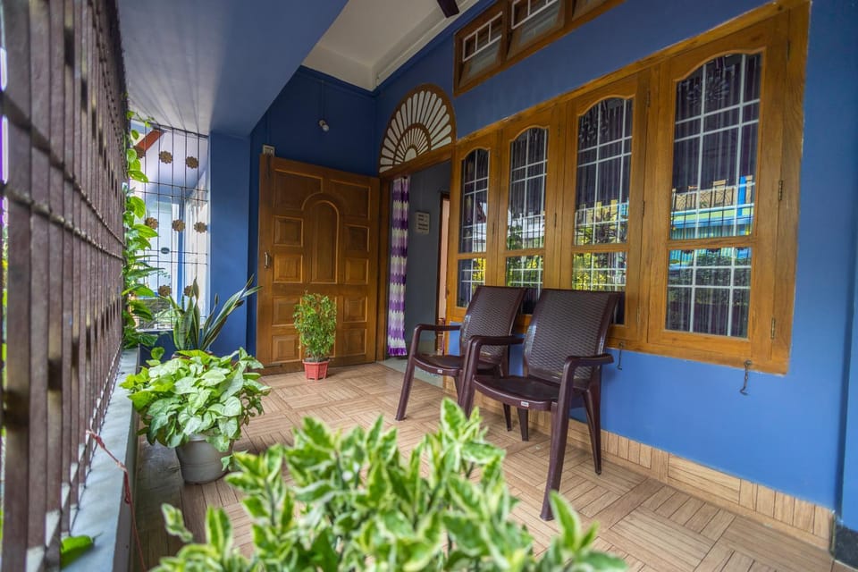 Patio, Facade/entrance, Lobby or reception