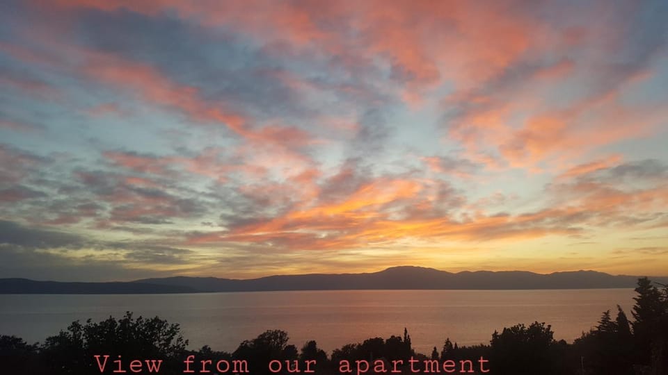 Natural landscape, Sea view, Sunset