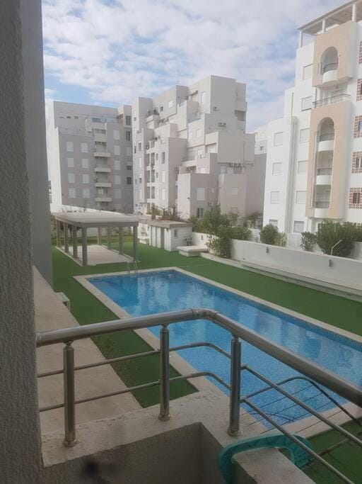 Super propre & central Plage à pied 2 clim Apartment in Nabeul‎, Tunisia