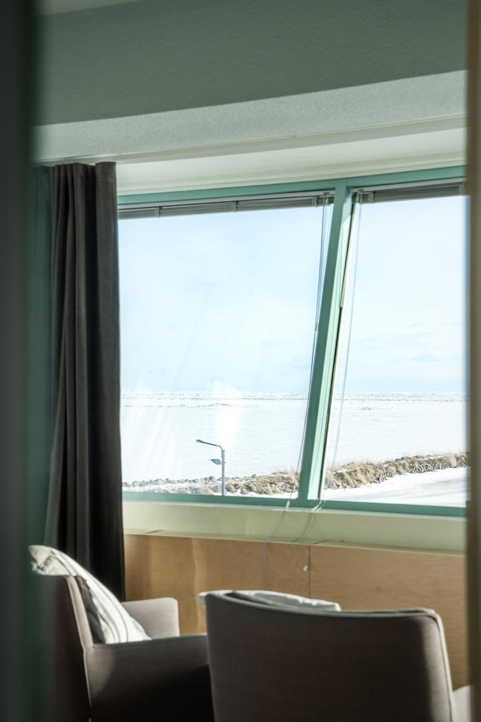 Living room, Seating area, Sea view