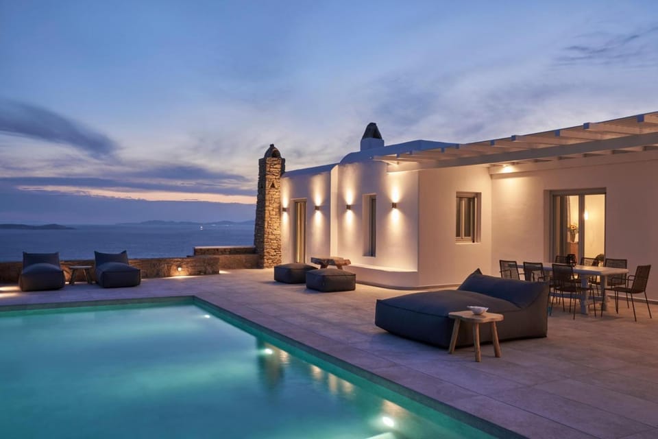Property building, Patio, Sea view, Swimming pool