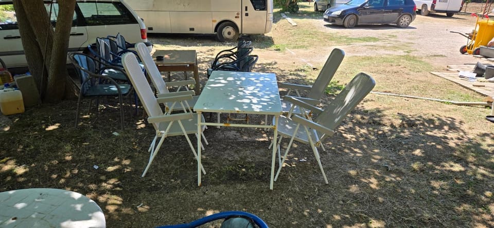Property building, Patio