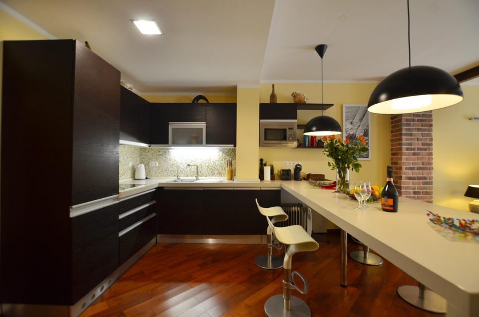 Kitchen or kitchenette, Dining area, minibar, pet friendly, stove