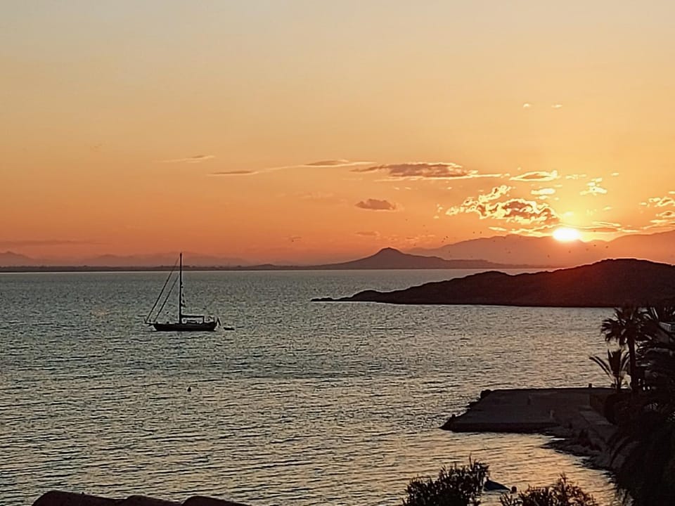 Natural landscape, Beach, Sea view, Sunset