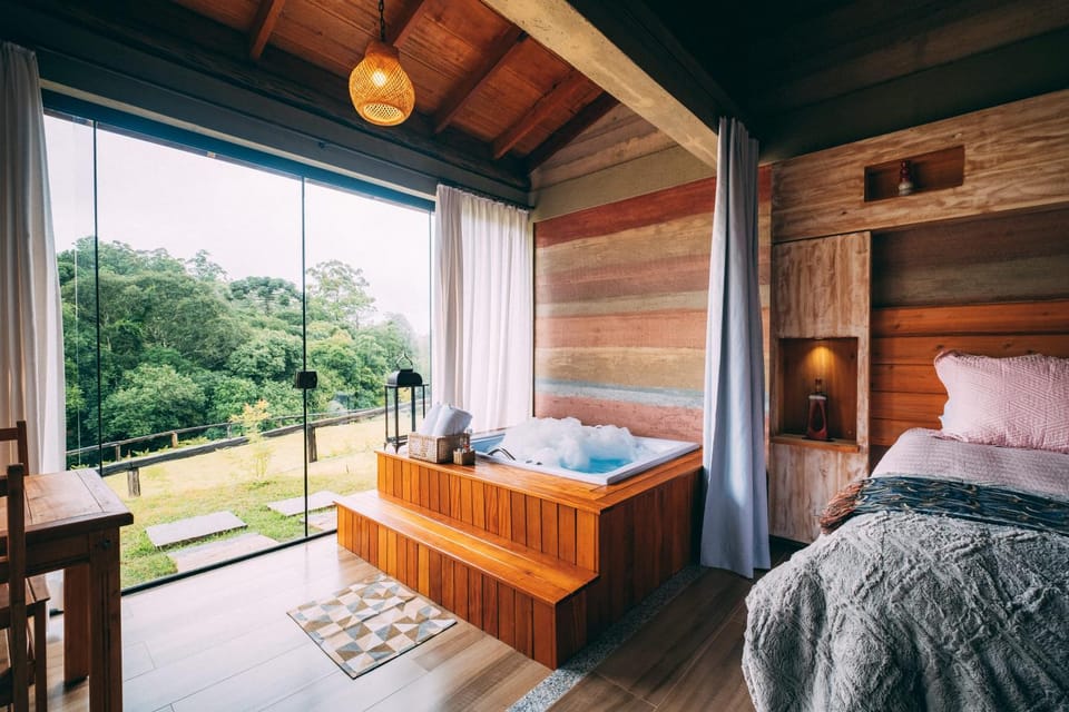 Natural landscape, Hot Tub, Bedroom
