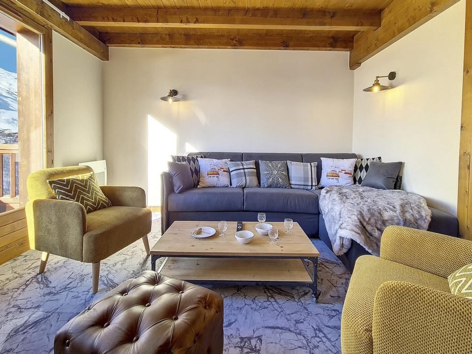 Appartement spacieux, proche pistes, balcon, 10 pers, sauna, hammam, WIFI - FR-1-344-747 Apartment in Les Allues