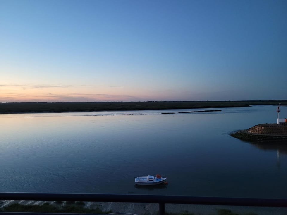 Natural landscape, Beach, River view, Sea view, Sunset