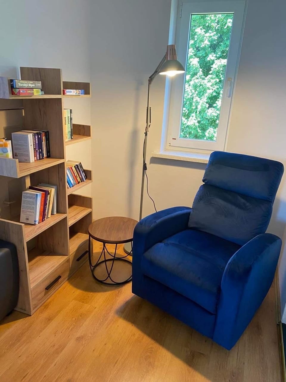 Library, Living room, Seating area