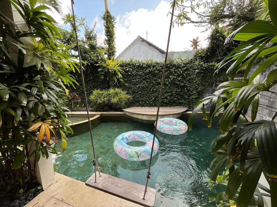 Patio, Day, Natural landscape, Garden, Garden view, Pool view, Swimming pool