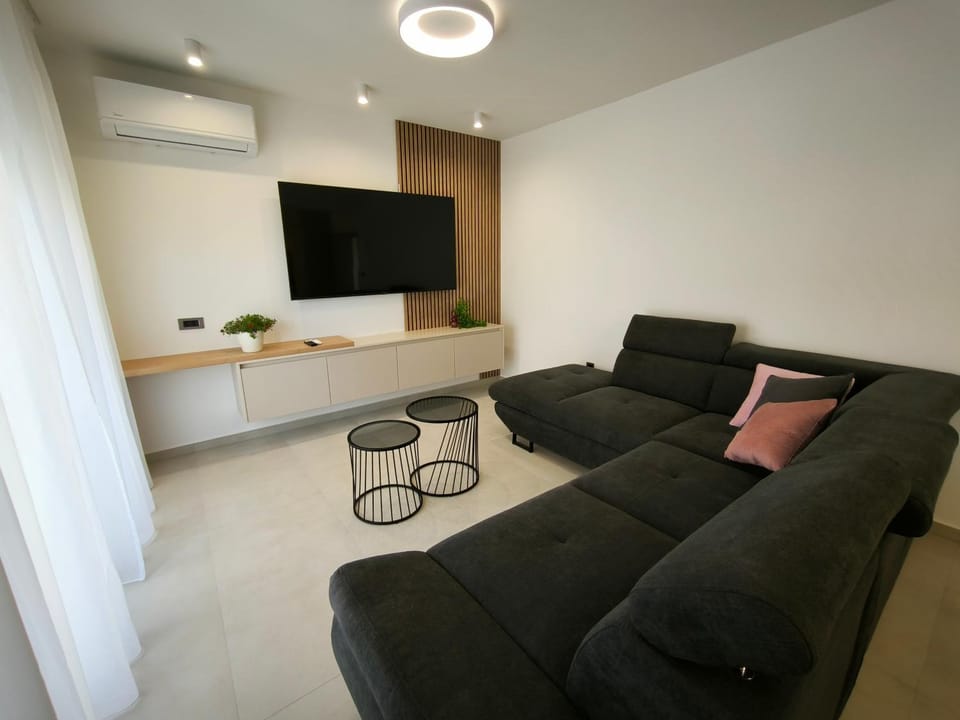 Communal lounge/ TV room, TV and multimedia, Living room, Seating area, air conditioner