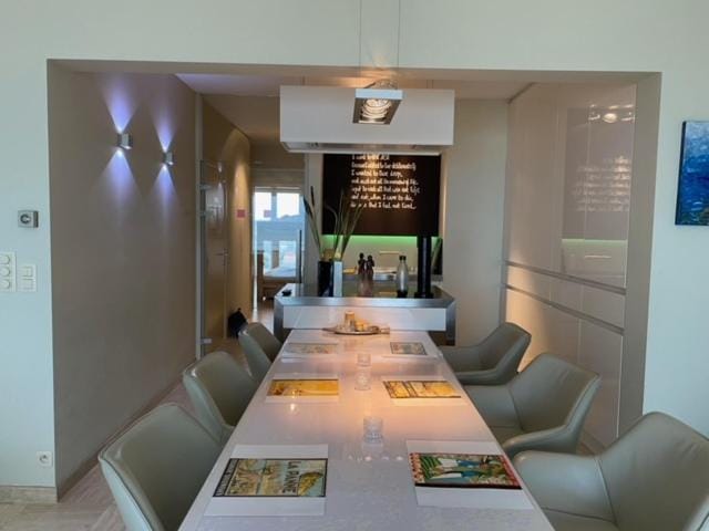 Dining area, kitchen, kitchen