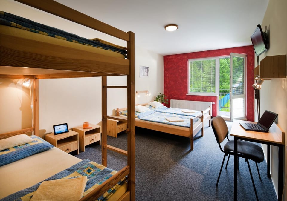 Photo of the whole room, bunk bed