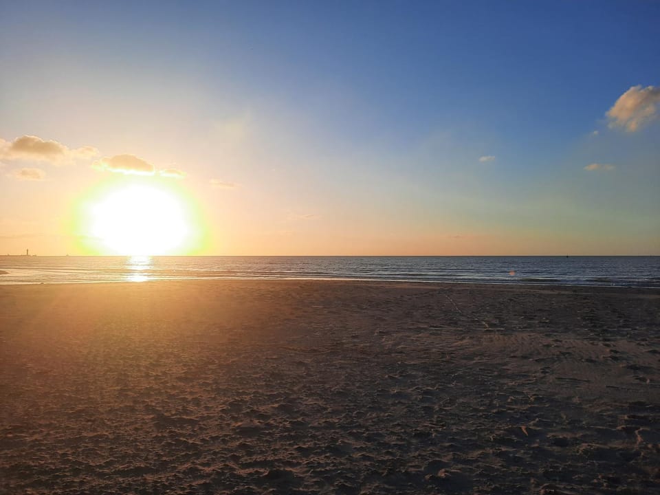 Natural landscape, Beach, Hiking, Sunset