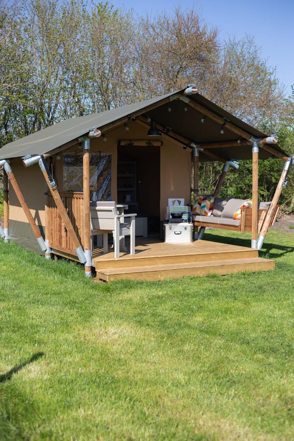 Safaritent Lodge 2 plus Luxury tent in Gelderland, Netherlands