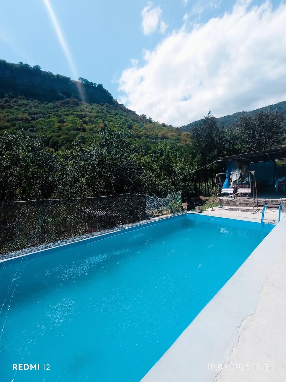 Day, Natural landscape, Mountain view, Pool view, Swimming pool, sunbed