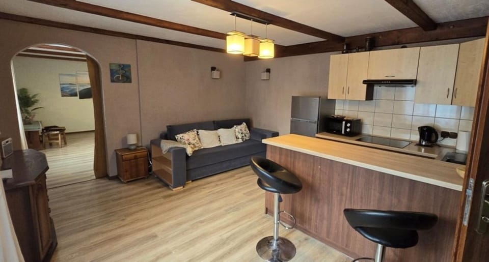 Bed, Kitchen or kitchenette, Photo of the whole room, Seating area, pet friendly