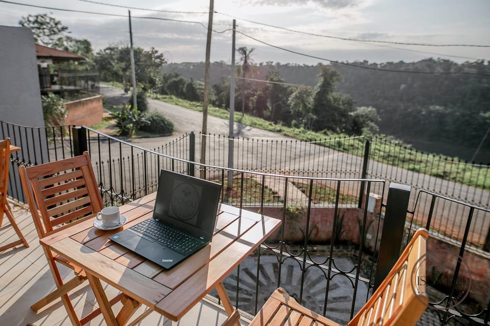 Property building, Day, Natural landscape, View (from property/room), Balcony/Terrace, Seating area