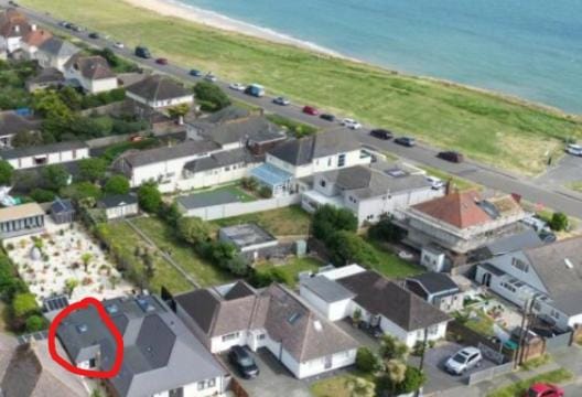 Bird's eye view, Beach, Sea view, Location