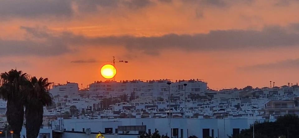 City view, Sunset